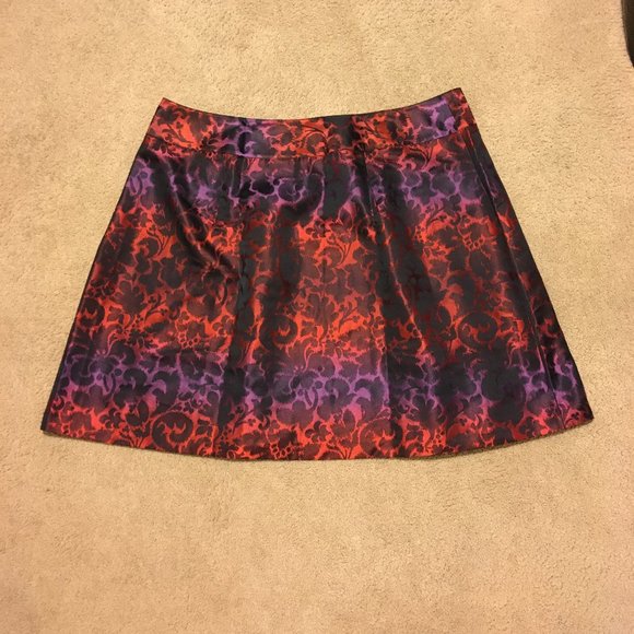 Lane Bryant Multi-Color Flared Skirt 26 NEW - Picture 4 of 4